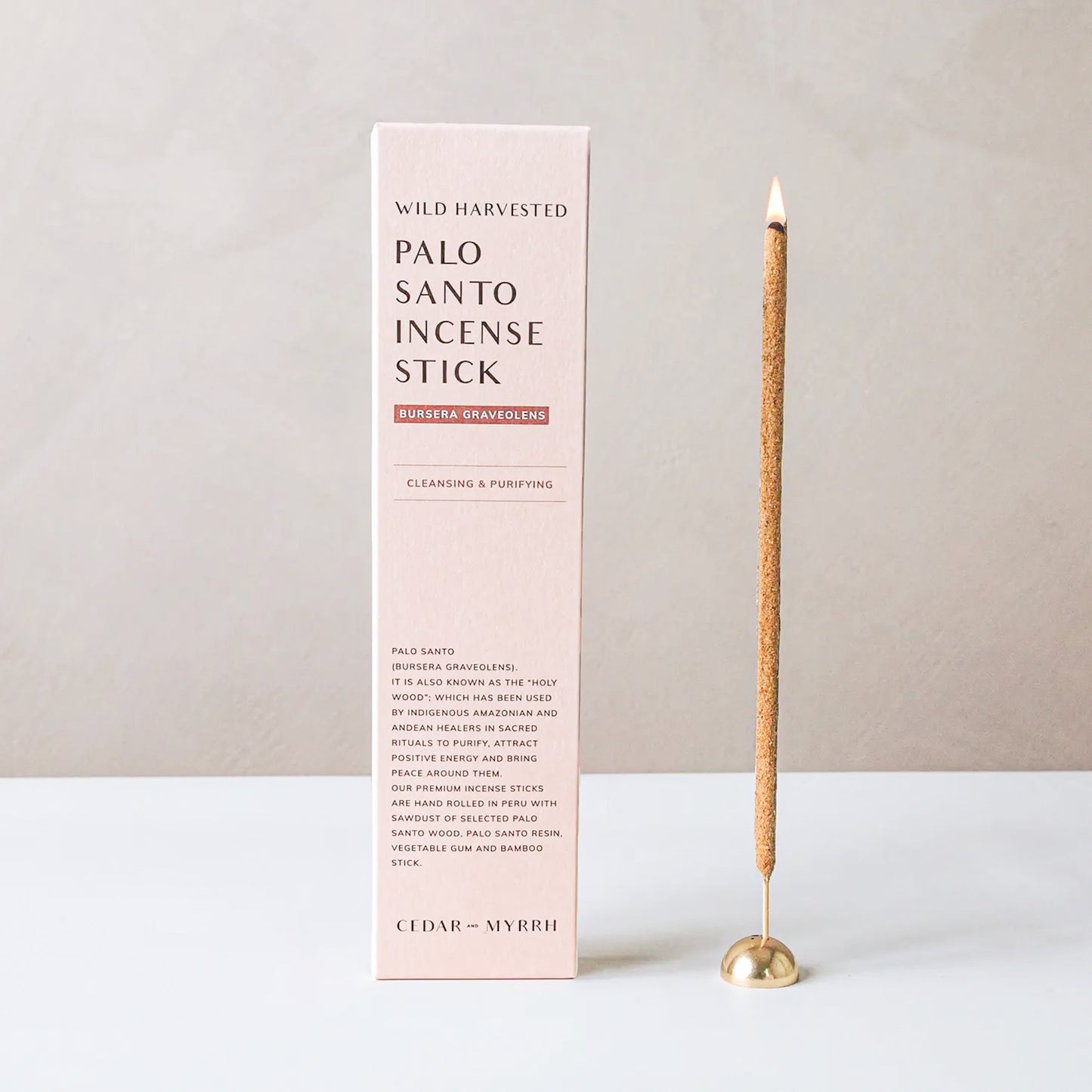 Hand Rolled Palo Santo Incense Stick