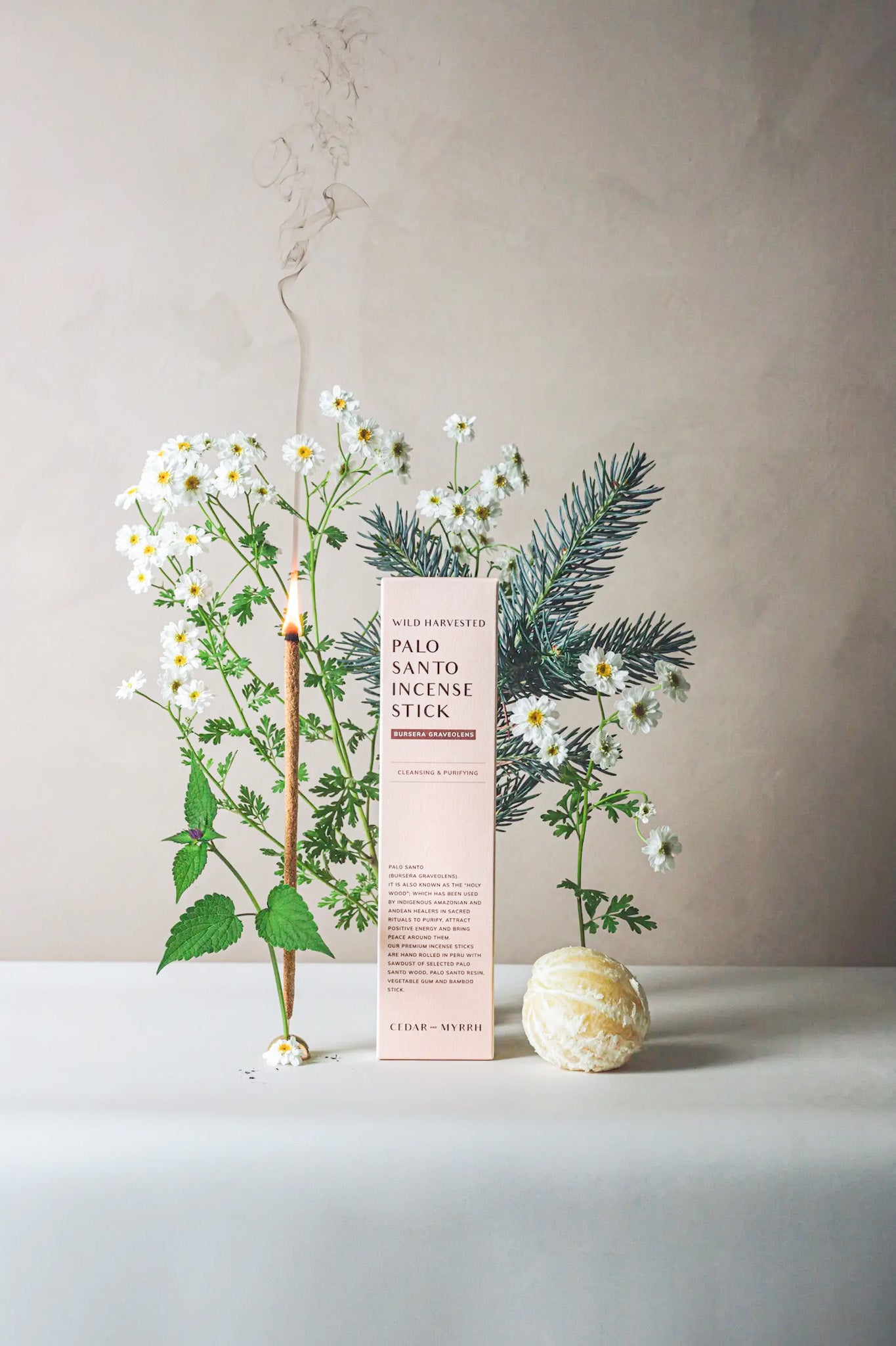 Hand Rolled Palo Santo Incense Stick