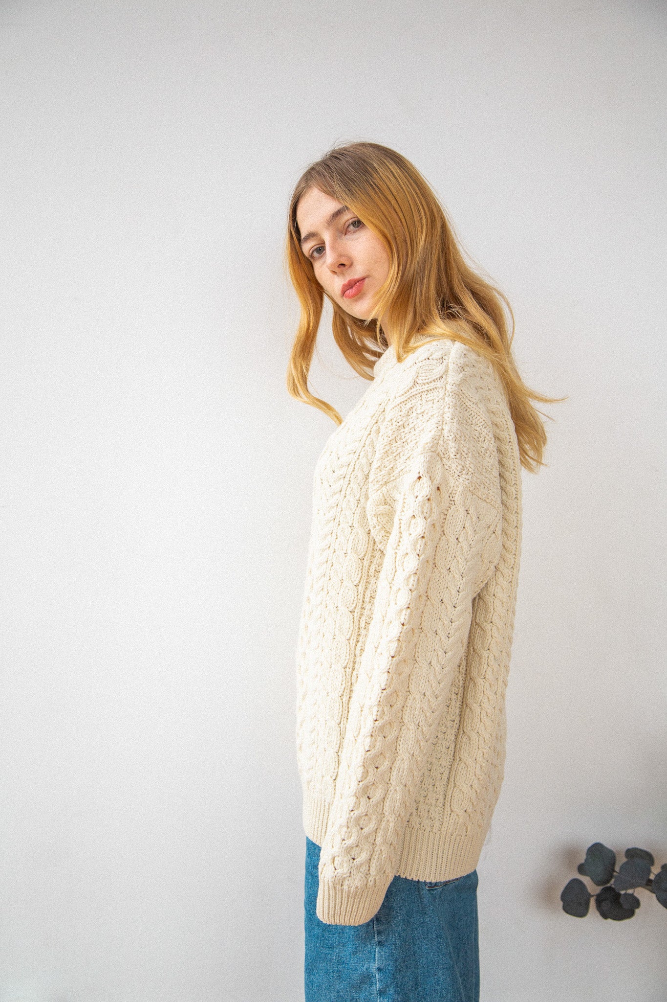 Sylvie Aran Crewneck Sweater | HANDCRAFTED