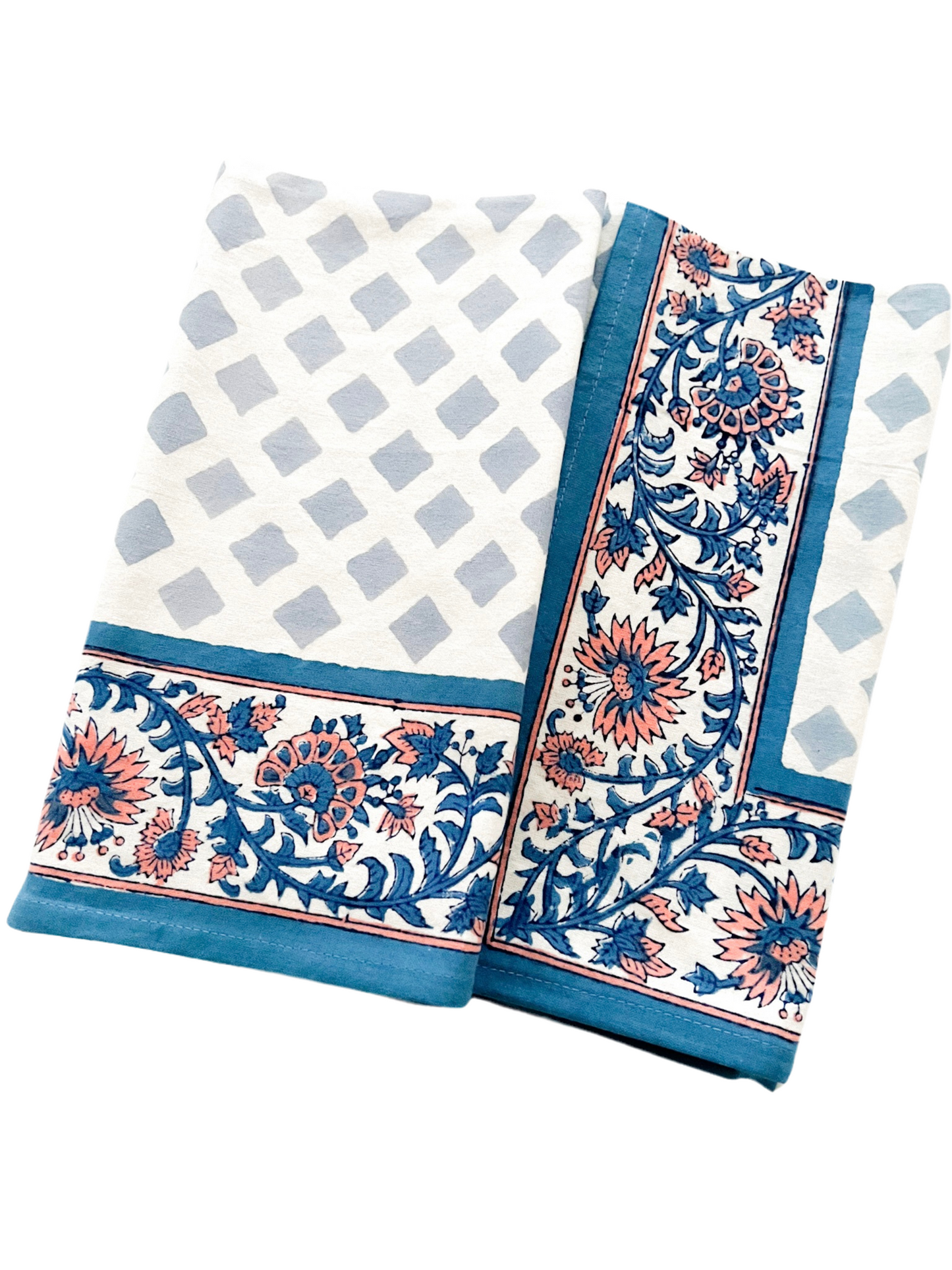 Blue Block-print Napkins