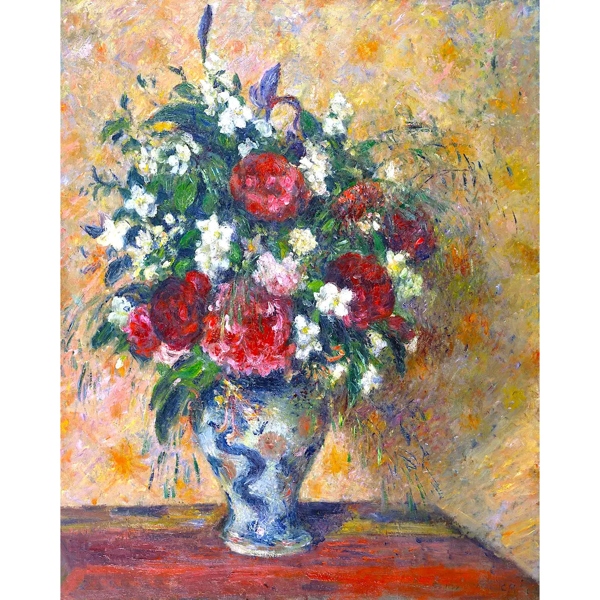 Life Flower Bouquet in a vase Print