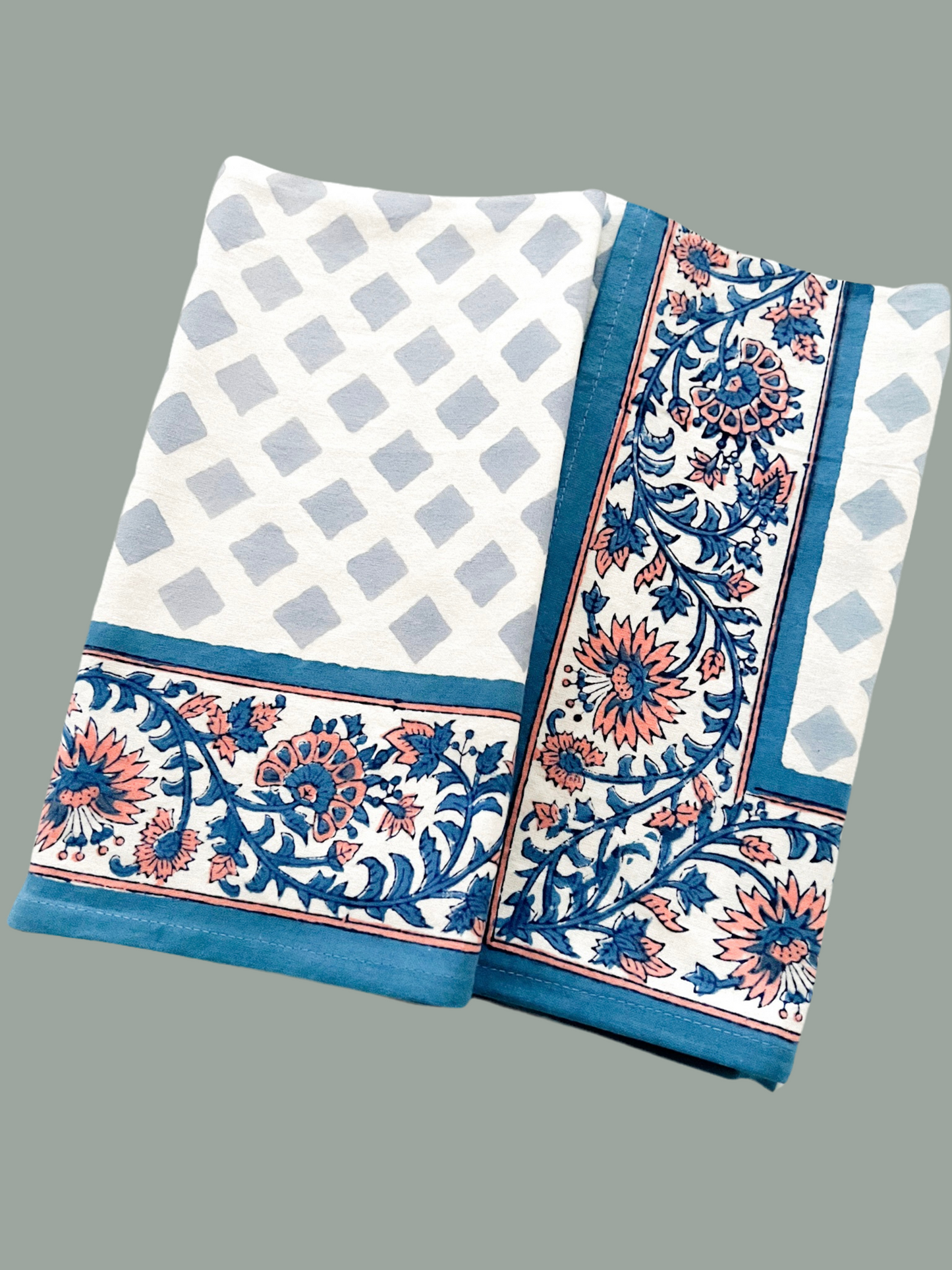 Blue Block-print Napkins