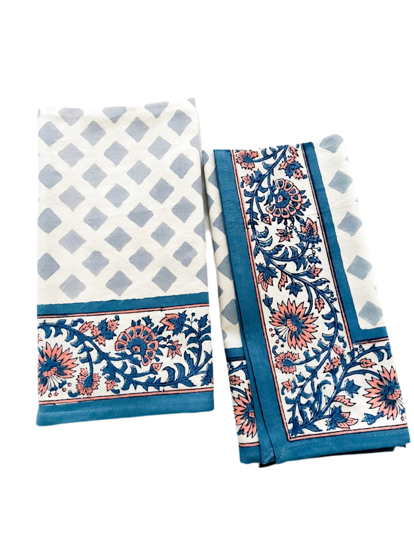 Blue Block-print Napkins